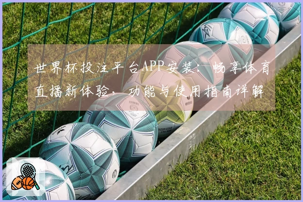 世界杯投注平台APP安装：畅享体育直播新体验，功能与使用指南详解